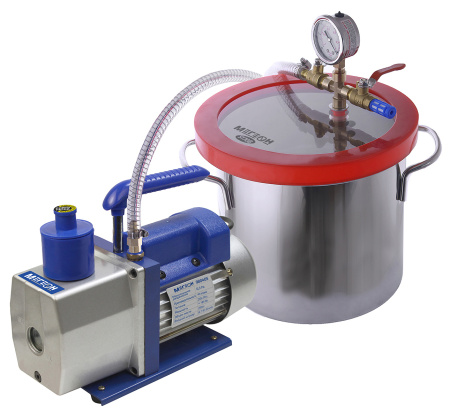 Двухступенчатый вакуумный насос МЕГЕОН 980405 купить по низкой цене | МАКСПРОФИТ