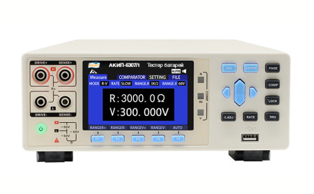 Тестер батарей АКИП-6307/1 купить по низкой цене | МАКСПРОФИТ